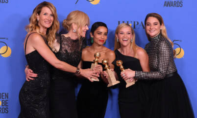 BIG LITTLE LIES: Laura Dern, Nicole Kidman, Zoe Kravitz, Reese Witherspoon og Shailene Woodley. «Big Little Lies» kapret flere priser under Golden Globe-utdelingen i 2018. Foto: NTB Scanpix BIG LITTLE LIES: Laura Dern, Nicole Kidman, Zoe Kravitz, Reese Witherspoon og Shailene Woodley. «Big Little Lies» kapret flere priser under Golden Globe-utdelingen i 2018. Foto: NTB Scanpix